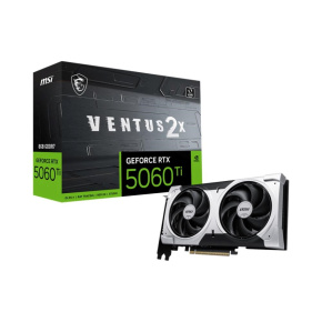 MSI VGA NVIDIA GeForce RTX 5060 Ti 8G VENTUS 2X PLUS, RTX 5060 Ti, 8GB GDDR7, 3xDP, 1xHDMI MSI VGA NVIDIA GeForce RTX 5060 Ti 8G VENTUS 2X PLUS, RTX 5060 Ti, 8GB GDDR7, 3xDP, 1xHDMI