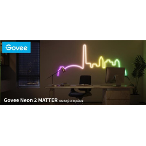 Govee Neon MATTER LED rohová lišta 5m - RGBIC
