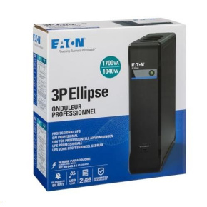 Eaton 3P Ellipse UPS USB FR, 1700 VA, 1040 W, Vstup: C14, Výstupy: (4) Typ E, (4) Pouze přepěťová ochrana Typ E, USB nab Eaton 3P Ellipse UPS USB FR, 1700 VA, 1040 W, Vstup: C14, Výstupy: (4) Typ E, (4) Pouze přepěťová ochrana Typ E, USB nab