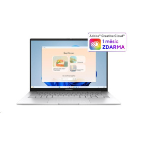 ASUS NTB Zenbook 14 (UX3405CA-OLED570W), Ultra 7 255H, 14" 1920x1200, 32GB, 1TB SSD, Arc, W11 Home, Foggy Silver ASUS NTB Zenbook 14 (UX3405CA-OLED570W), Ultra 7 255H, 14" 1920x1200, 32GB, 1TB SSD, Arc, W11 Home, Foggy Silver