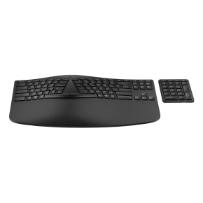 HP 960 Black Ergonomic Wireless Keyboard - bezdrátová ergonomická klávesnice CZ/SK HP 960 Black Ergonomic Wireless Keyboard - bezdrátová ergonomická klávesnice CZ/SK