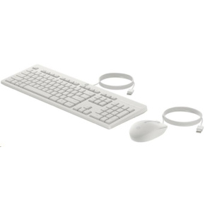 HP 225 Wired Mouse and Keyboard Combo G2 - Česká-Slovenská White HP 225 Wired Mouse and Keyboard Combo G2 - Česká-Slovenská White