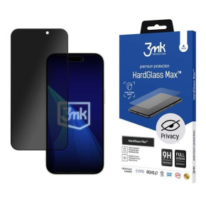 3mk tvrzené sklo HardGlass Max Privacy Black pro Apple iPhone 16 Pro 3mk tvrzené sklo HardGlass Max Privacy Black pro Apple iPhone 16 Pro