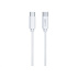 WG - Datový kabel Type-C na Type-C, 3 metry, 3A, 60W, bílá