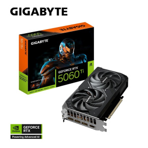 GIGABYTE VGA NVIDIA GeForce RTX 5060 Ti WINDFORCE MAX OC 16G, 16G GDDR7, 3xDP, 1xHDMI GIGABYTE VGA NVIDIA GeForce RTX 5060 Ti WINDFORCE MAX OC 16G, 16G GDDR7, 3xDP, 1xHDMI