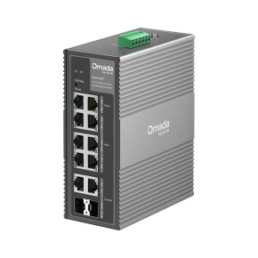 TP-Link OMADA průmyslový switch IES210GPP (8xGbE,2xGbE/SFPcombo,6xPoE+,2xPoE++,240W,DIN,IP40,fanless)