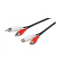 PREMIUMCORD Kabel prodlužovací audio 2x Cinch - 2x Cinch (RCA, M/F) 3m