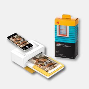 KODAK stolní fototiskárna Dock Plus Retro PD460 žlutá KODAK stolní fototiskárna Dock Plus Retro PD460 žlutá