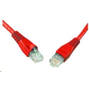 Solarix Patch kabel CAT6 UTP PVC 1m červený snag-proof C6-114RD-1MB