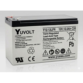 Baterie - YUVOLT Y12-12FR (12V; 12Ah; faston F2-6,3mm; životnost 3-5let) Baterie - YUVOLT Y12-12FR (12V; 12Ah; faston F2-6,3mm; životnost 3-5let)