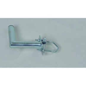 Držák antény na balkón s vinklem, galvanický zinek, délka 20cm Držák antény na balkón s vinklem, galvanický zinek, délka 20cm