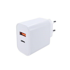 Solight USB A+C 20W fast charger univerzální napájecí adaptér