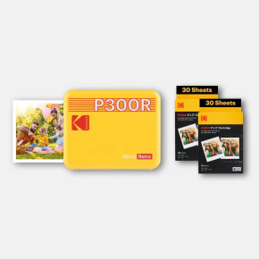 KODAK přenosná tiskárna Mini 3 Retro P300R žlutá KODAK přenosná tiskárna Mini 3 Retro P300R žlutá
