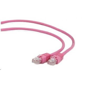 GEMBIRD kabel patchcord CAT6 stíněný FTP 3m,růžový