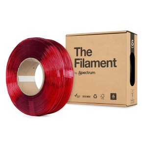 Spectrum The Filament ReFill PETG 1.75mm Transparent Red 1kg