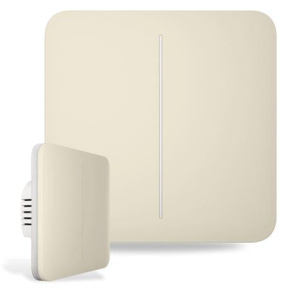 Ajax  SoloButton (2-gang) - Samostatné dvou tlačítko pro LightSwitch, slonová kost