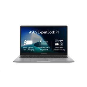 ASUS NTB ExpertBook P1 (P1503CVA-S71160X), i3-1315U, 15.6" 1920x1080, 8GB, 256GB SSD, UHD, W11 Pro, Misty Grey ASUS NTB ExpertBook P1 (P1503CVA-S71160X), i3-1315U, 15.6" 1920x1080, 8GB, 256GB SSD, UHD, W11 Pro, Misty Grey