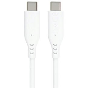 PREMIUMCORD Kabel USB-C na USB-C, 60W, 480Mbps, silikonový, bílý, 1,5m PREMIUMCORD Kabel USB-C na USB-C, 60W, 480Mbps, silikonový, bílý, 1,5m