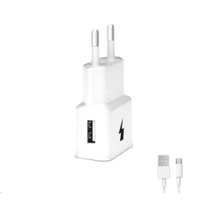 WG - Síťová nabíječka 1x USB-A, Quick Charge 3.0, 5V-9V-12V + kabel USB-A na Micro USB, white WG - Síťová nabíječka 1x USB-A, Quick Charge 3.0, 5V-9V-12V + kabel USB-A na Micro USB, white