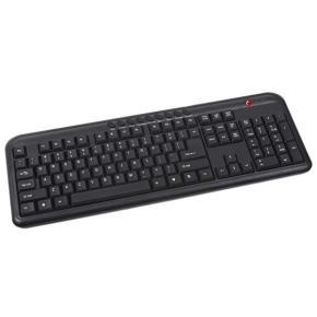 C-TECH klávesnice KB-102M USB, multimediální, slim, black, CZ/SK C-TECH klávesnice KB-102M USB, multimediální, slim, black, CZ/SK