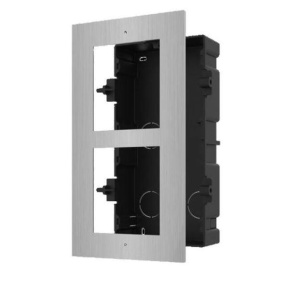 HIKVISION DS-KD-ACF2/S, 2-rámeček interkomu pro zápustnou montáž; nerez HIKVISION DS-KD-ACF2/S, 2-rámeček interkomu pro zápustnou montáž; nerez