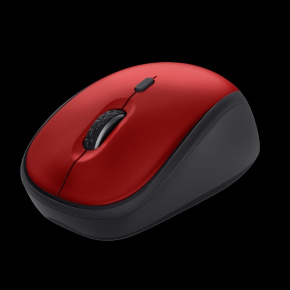 TRUST myš Yvi+ Wireless Mouse Eco Red, červená TRUST myš Yvi+ Wireless Mouse Eco Red, červená