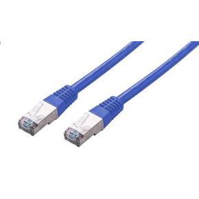 C-TECH kabel patchcord Cat5e, FTP, modrý, 0,25m C-TECH kabel patchcord Cat5e, FTP, modrý, 0,25m