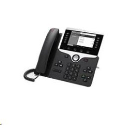 Cisco CP-8811-3PCC-K9=, VoIP telefon, 10line, 2x10/100/1000, 5" displej, PoE Cisco CP-8811-3PCC-K9=, VoIP telefon, 10line, 2x10/100/1000, 5" displej, PoE