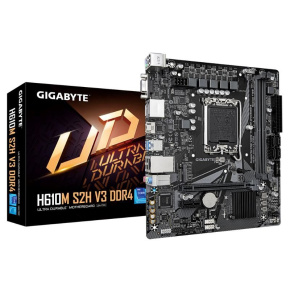 GIGABYTE MB Sc LGA1700 H610M S2H V3 DDR4, Intel H610, 2xDDR4, 2xDP, 1xHDMI, 1xVGA, mATX GIGABYTE MB Sc LGA1700 H610M S2H V3 DDR4, Intel H610, 2xDDR4, 2xDP, 1xHDMI, 1xVGA, mATX