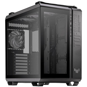 ASUS case TUF GAMING GT502 PLUS, Mid Tower, průhledná bočnice, 4x 120mm ARGB Fan, černá ASUS case TUF GAMING GT502 PLUS, Mid Tower, průhledná bočnice, 4x 120mm ARGB Fan, černá