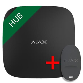 Ajax SET Hub black + DÁREK ZDARMA SpaceControl black Ajax SET Hub black + DÁREK ZDARMA SpaceControl black