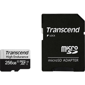 TRANSCEND MicroSDXC karta 256GB 350V, High Endurance TRANSCEND MicroSDXC karta 256GB 350V, High Endurance