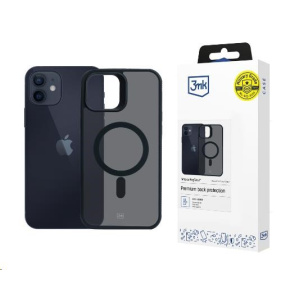 3mk ochranný kryt Smoke MagCase pro Apple iPhone 12/12 Pro 3mk ochranný kryt Smoke MagCase pro Apple iPhone 12/12 Pro