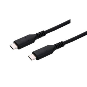 C-TECH kabel USB 4.0, Type-C (CM/CM), PD 100W, 40Gbps, 0,5m, černý C-TECH kabel USB 4.0, Type-C (CM/CM), PD 100W, 40Gbps, 0,5m, černý