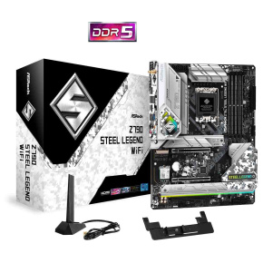 ASRock MB Sc LGA1700 Z790 STEEL LEGEND WIFI, Intel Z790, 4xDDR5, 1xDP, 1xHDMI, WI-FI ASRock MB Sc LGA1700 Z790 STEEL LEGEND WIFI, Intel Z790, 4xDDR5, 1xDP, 1xHDMI, WI-FI