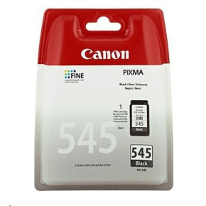 Canon CARTRIDGE PG-545 černá pro Pixma iP, Pixma MG, Pixma MX a Pixma TS 205, 305, 3151, 3451 (180 str.) Canon CARTRIDGE PG-545 černá pro Pixma iP, Pixma MG, Pixma MX a Pixma TS 205, 305, 3151, 3451 (180 str.)