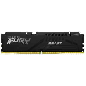 KINGSTON DIMM DDR5 16GB 6400MT/s CL32 ECC FURY Beast EXPO Černá KINGSTON DIMM DDR5 16GB 6400MT/s CL32 ECC FURY Beast EXPO Černá