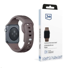 3mk řemínek Watch Strap pro Apple 42/44/45/49 mm Taupe