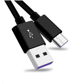 PremiumCord Kabel USB 3.1 C/M - USB 2.0 A/M, Super fast charging 5A, černá, 1m PremiumCord Kabel USB 3.1 C/M - USB 2.0 A/M, Super fast charging 5A, černá, 1m