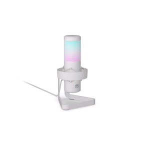 ENDORFY Mikrofon AXIS Streaming Onyx White, USB, 3.5mm jack, bílá