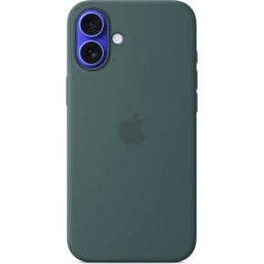 APPLE iPhone 16 Plus Silicone Case with MagSafe - Lake Green APPLE iPhone 16 Plus Silicone Case with MagSafe - Lake Green