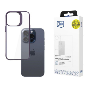 3mk ochranný kryt Satin Armor Case+ Purple pro Apple iPhone 15 Pro Max
