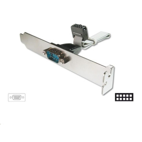 PREMIUMCORD Záslepka 1x sériový port (bracket Canon 9M, RS232, COM) PREMIUMCORD Záslepka 1x sériový port (bracket Canon 9M, RS232, COM)