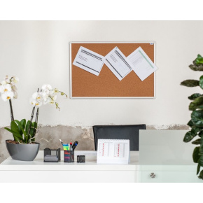 Korková nástěnka AVELI 180x90, hliníkový rám Korková nástěnka AVELI 180x90, hliníkový rám