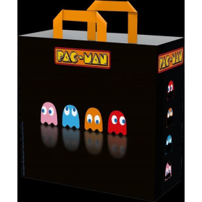 Konix Pac-Man Black Shopping Bag Konix Pac-Man Black Shopping Bag
