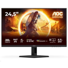 AOC MT 24,5" 25G4SRE - 1920x1080,Fast IPS,300Hz (OC 310Hz),2xHDMI,1xDP