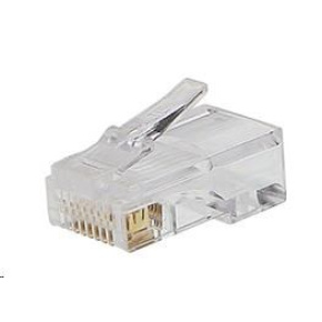 PREMIUMCORD Konektor RJ45 8pinů - na drát, balení 50ks v sáčku PREMIUMCORD Konektor RJ45 8pinů - na drát, balení 50ks v sáčku