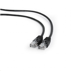 GEMBIRD kabel patchcord Cat5e UTP 0,25m, černý GEMBIRD kabel patchcord Cat5e UTP 0,25m, černý