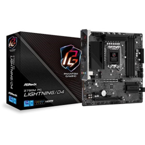 ASRock MB Sc LGA1700 Z790M PG LIGHTNING/D4, Intel Z790, 4xDDR4, 1xHDMI, mATX ASRock MB Sc LGA1700 Z790M PG LIGHTNING/D4, Intel Z790, 4xDDR4, 1xHDMI, mATX