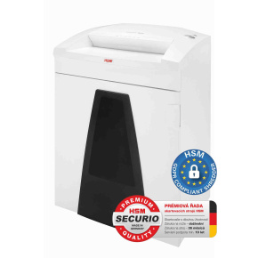 HSM skartovač Securio B35 1,9x15 mmm, P-5, HSM skartovač Securio B35 1,9x15 mmm, P-5,